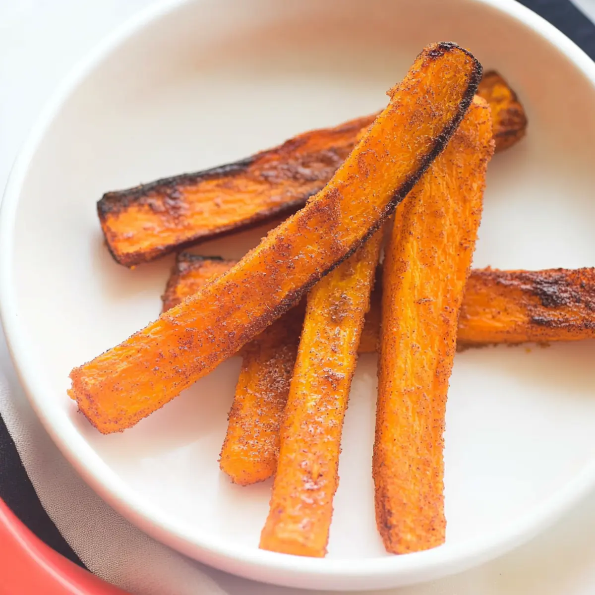 Naturally Sweet Cinnamon Carrot Fries: Healthy Snack for Baby's First Solids